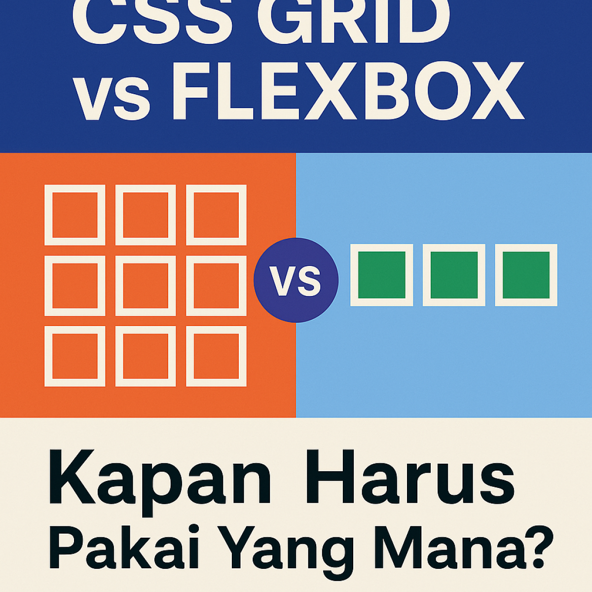 CSS Grid vs Flexbox: Kapan Harus Pakai Yang Mana?